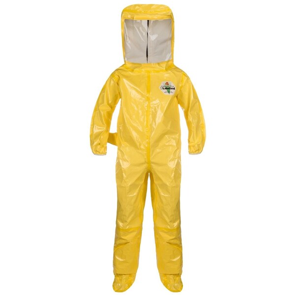 Lakeland Suit, C4T400Y, ChemMax, Chemical, 3X-Large, Yellow C4T400Y-3XL - main